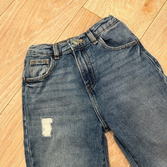 Zara girl jeans size 6 distressed - Picture 2 of 4
